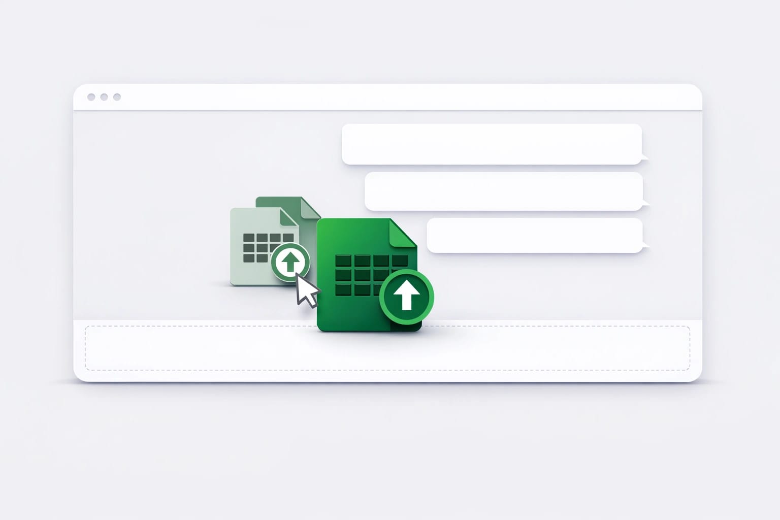 Загрузка Excel-файла в чат для построения графика